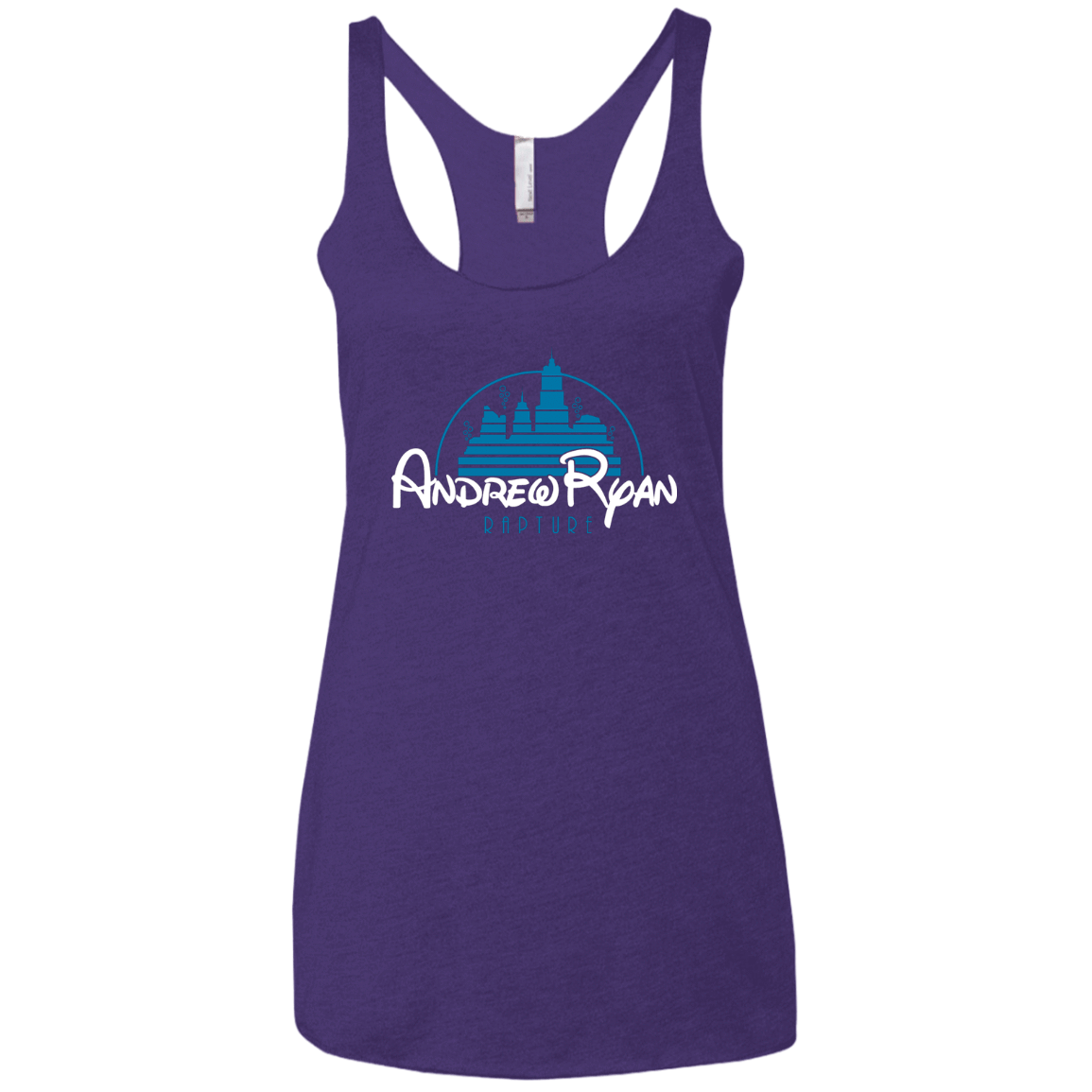 T-Shirts Purple / X-Small ANDREWRYAN Women's Triblend Racerback Tank