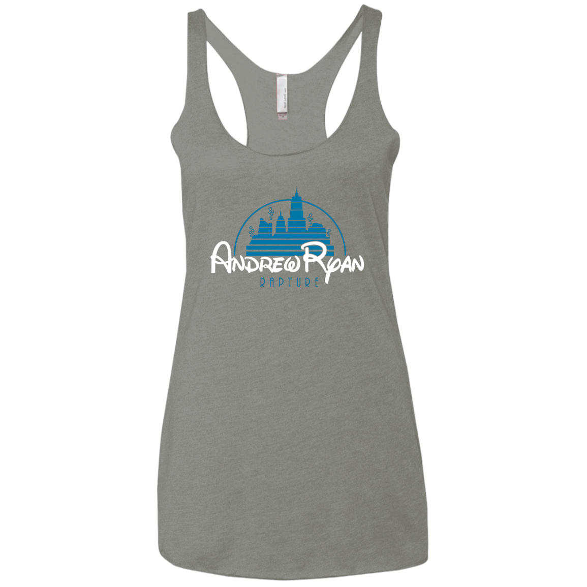 T-Shirts Venetian Grey / X-Small ANDREWRYAN Women's Triblend Racerback Tank