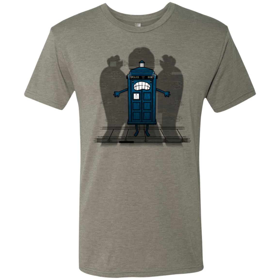 T-Shirts Venetian Grey / Small Angels Are Here Men's Triblend T-Shirt