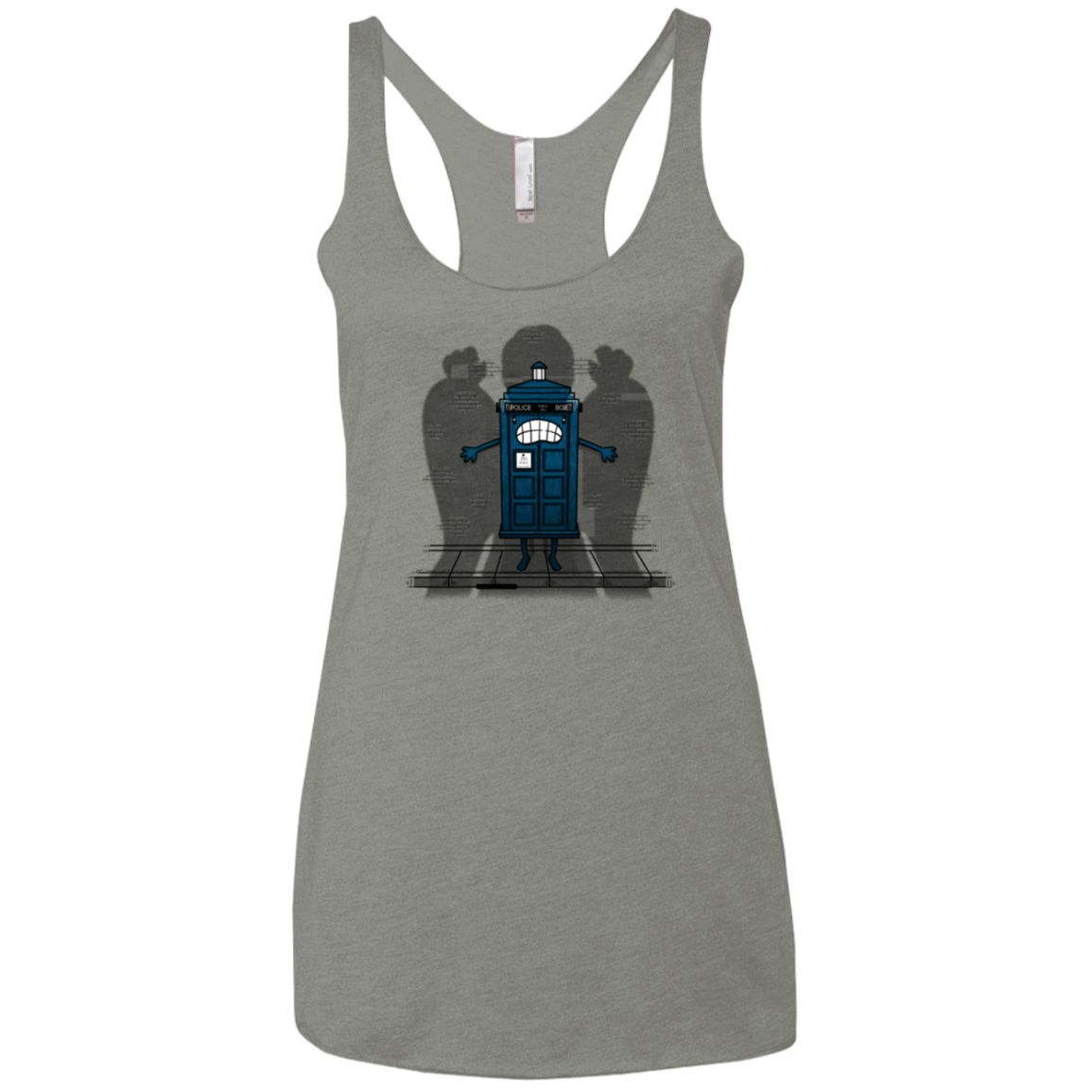 T-Shirts Venetian Grey / X-Small Angels Are Here Women's Triblend Racerback Tank