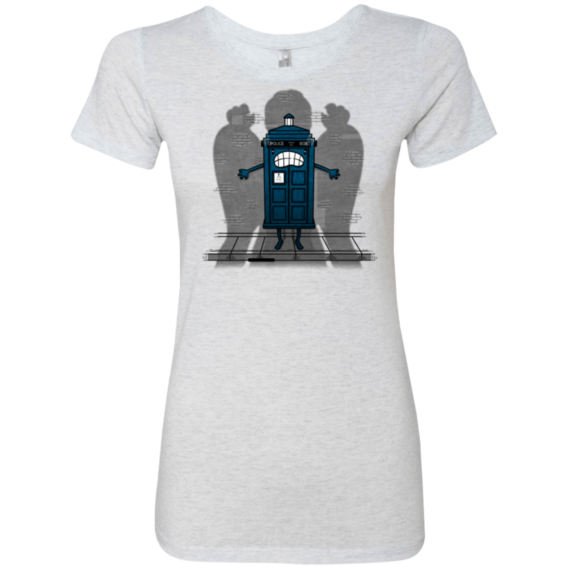 T-Shirts Heather White / Small Angels Are Here Women's Triblend T-Shirt