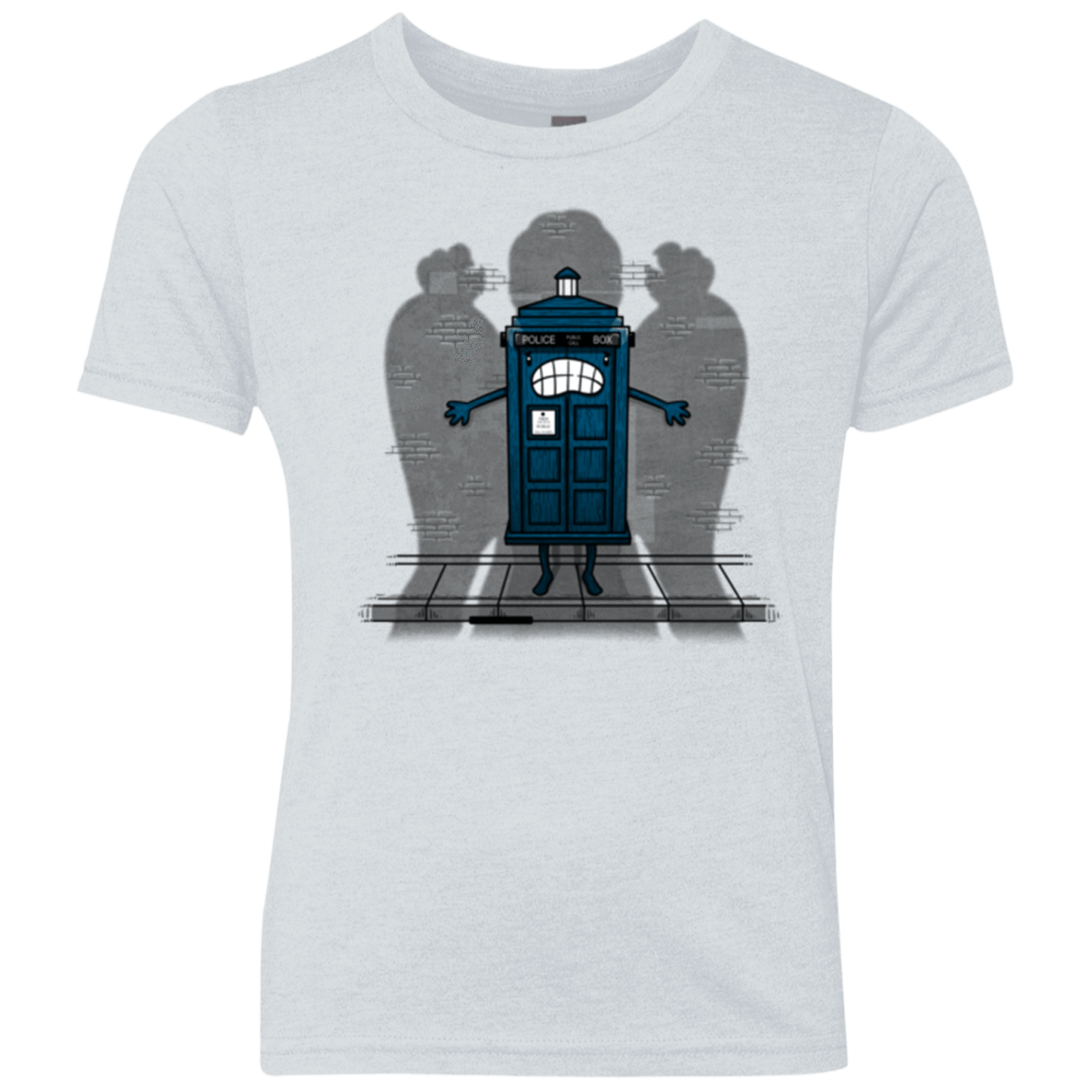 T-Shirts Heather White / YXS Angels Are Here Youth Triblend T-Shirt