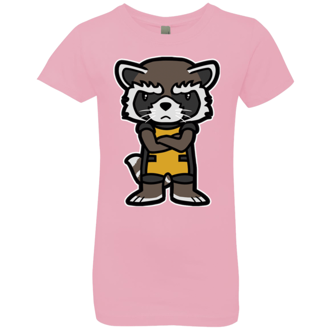 T-Shirts Light Pink / YXS Angry Racoon Girls Premium T-Shirt