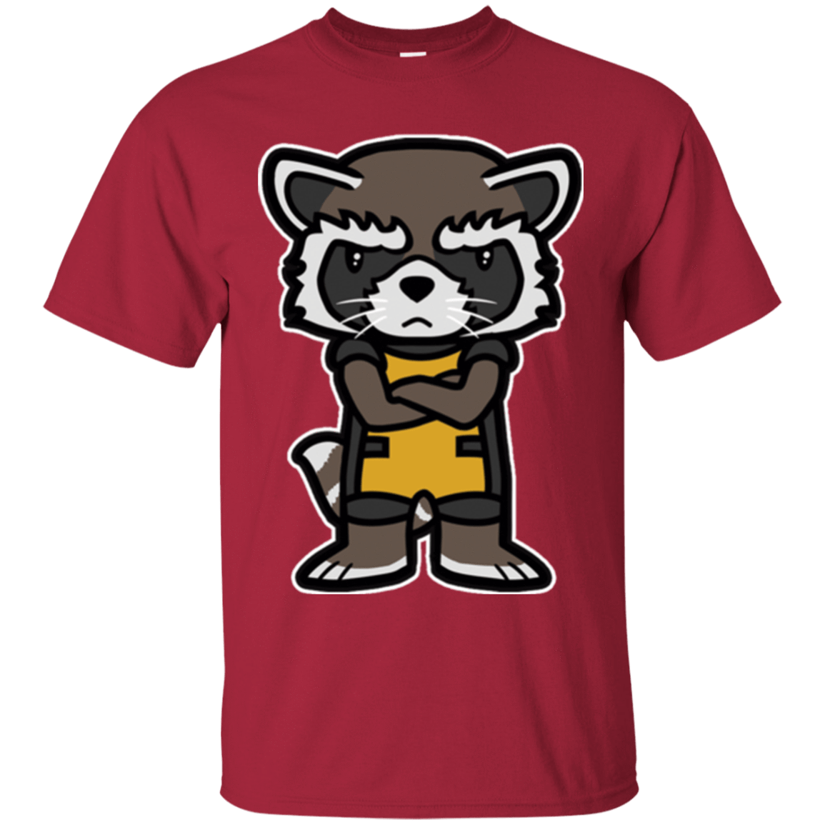 T-Shirts Cardinal / Small Angry Racoon T-Shirt