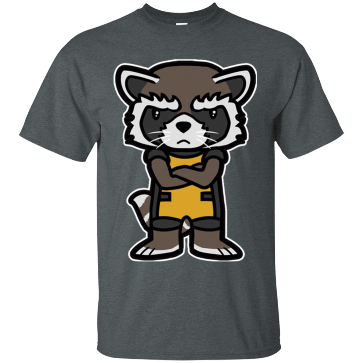 T-Shirts Dark Heather / Small Angry Racoon T-Shirt