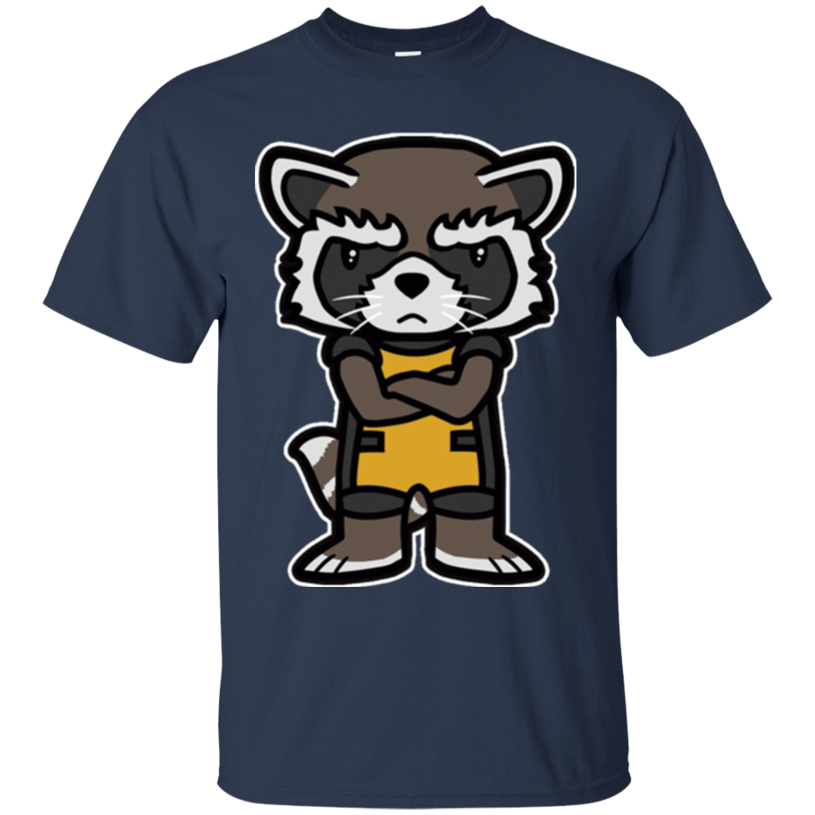 T-Shirts Navy / Small Angry Racoon T-Shirt