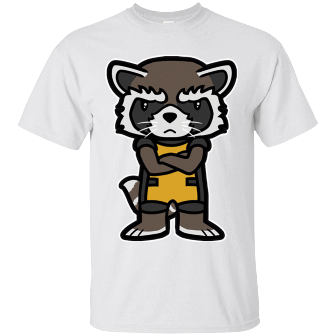 T-Shirts White / Small Angry Racoon T-Shirt
