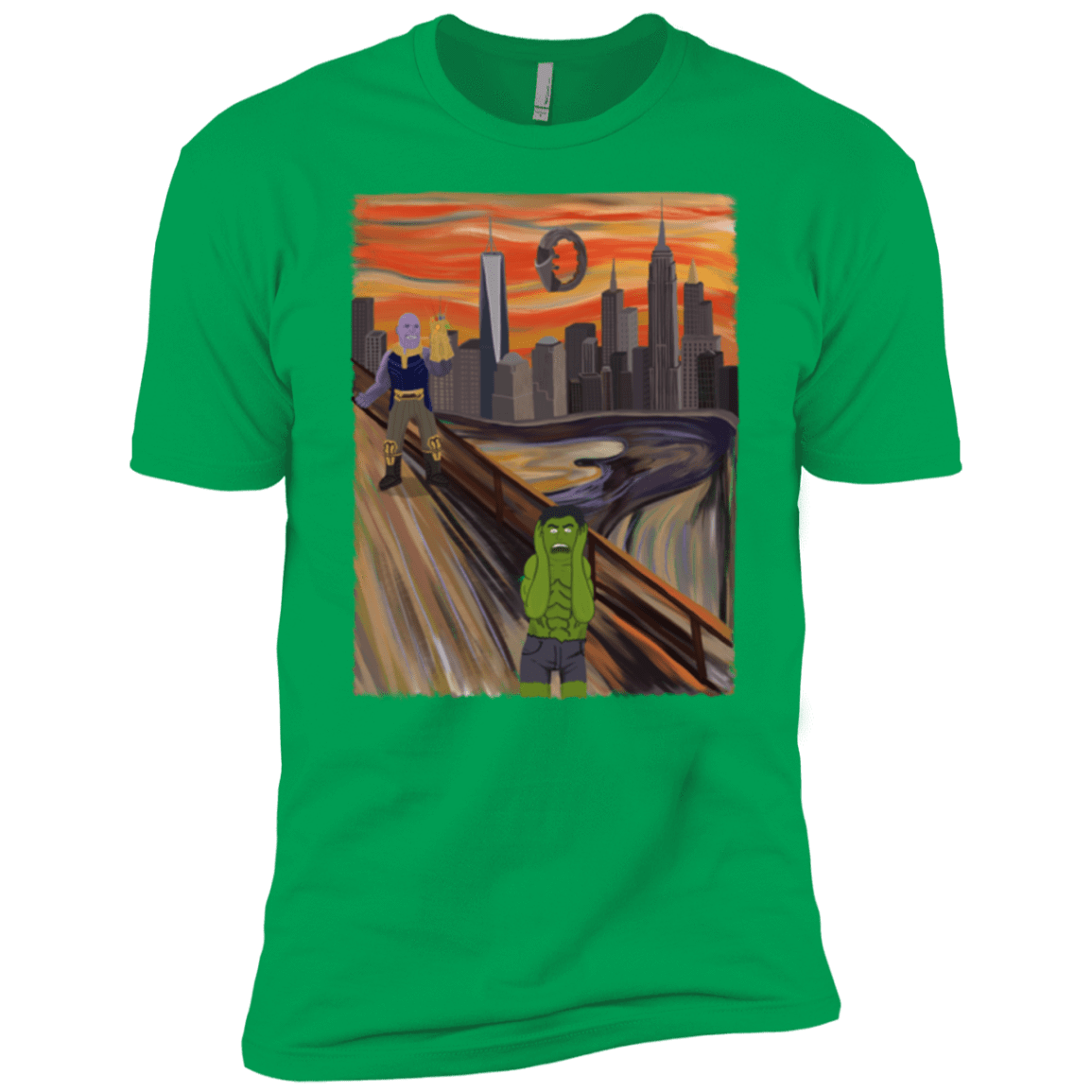 T-Shirts Kelly Green / YXS Angry Scream Boys Premium T-Shirt