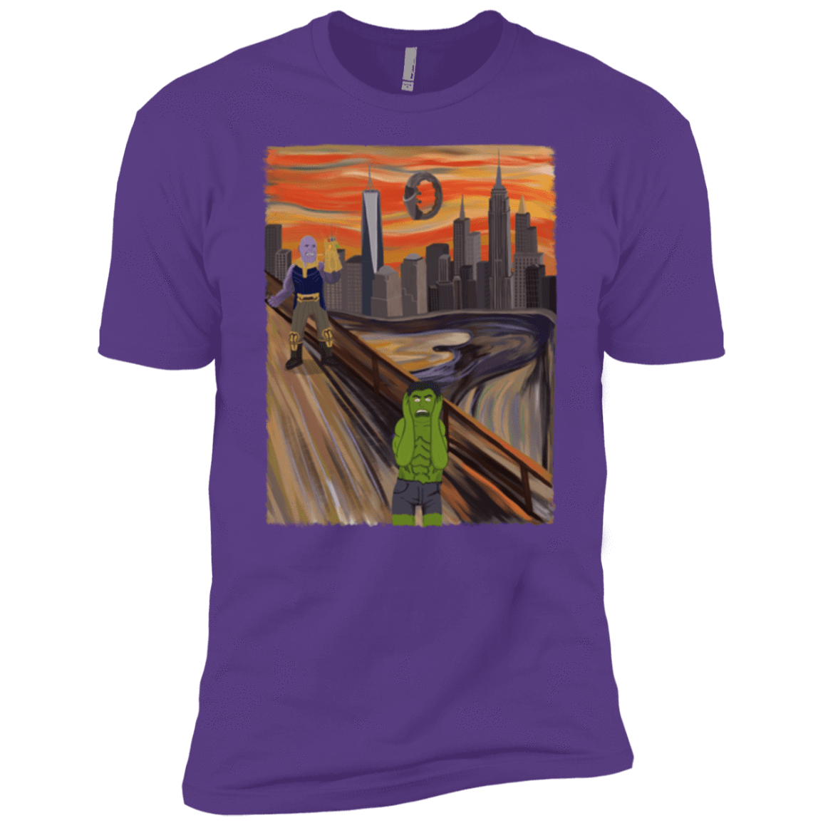 T-Shirts Purple Rush / YXS Angry Scream Boys Premium T-Shirt