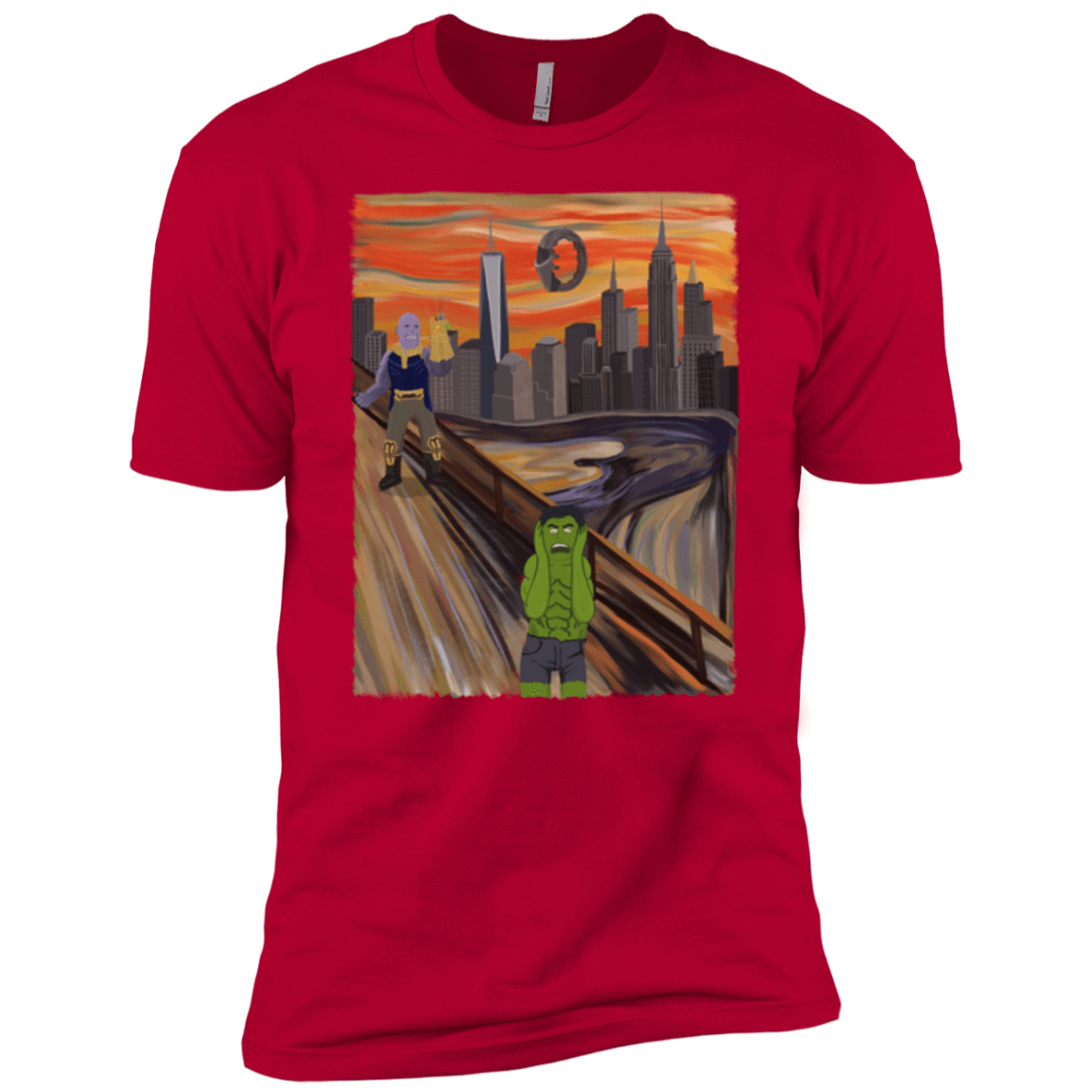 T-Shirts Red / YXS Angry Scream Boys Premium T-Shirt