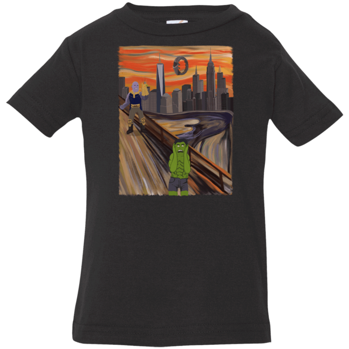 T-Shirts Black / 6 Months Angry Scream Infant Premium T-Shirt