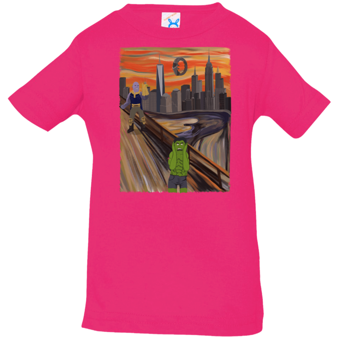 T-Shirts Hot Pink / 6 Months Angry Scream Infant Premium T-Shirt