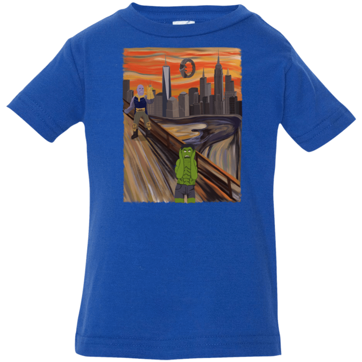 T-Shirts Royal / 6 Months Angry Scream Infant Premium T-Shirt