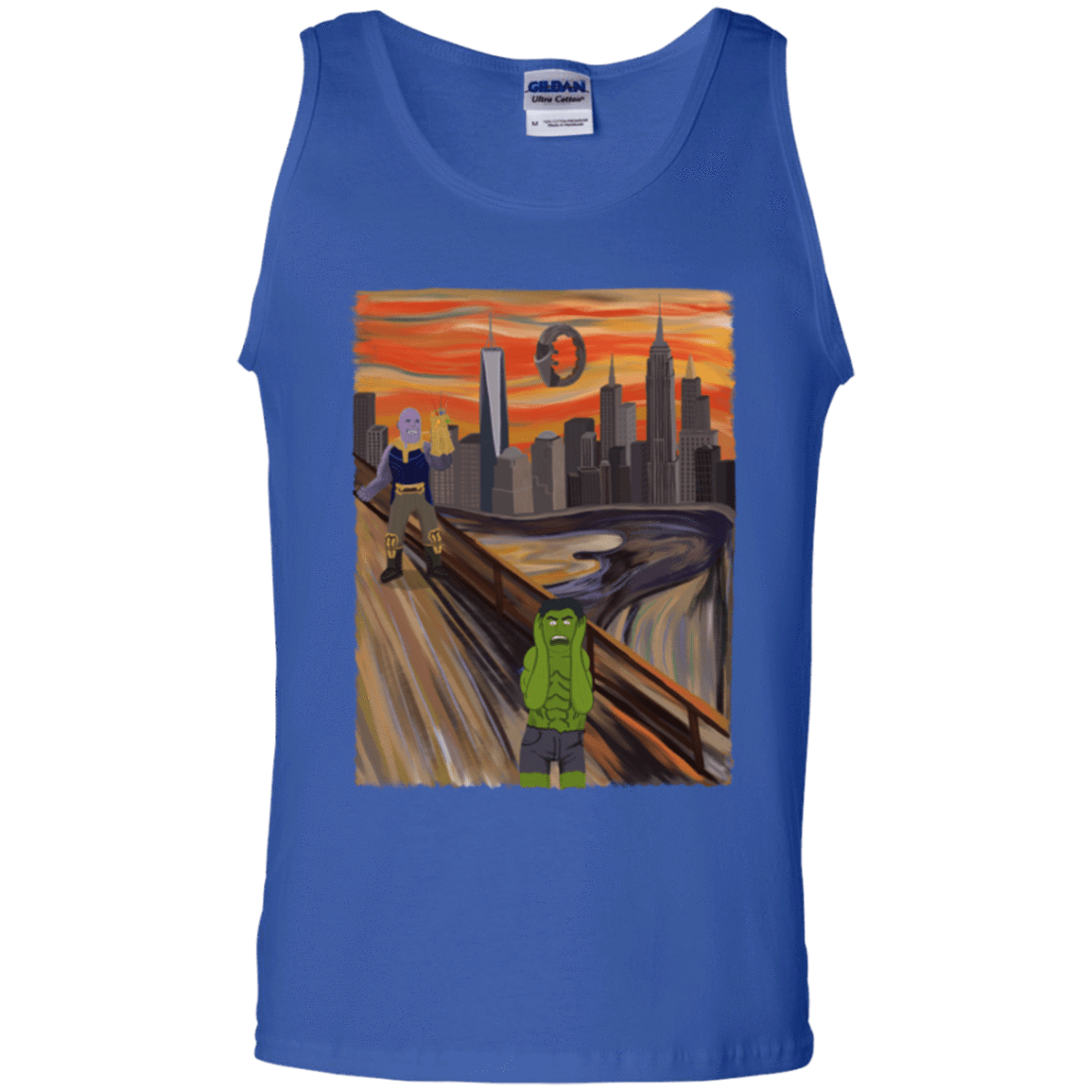 Angry Scream Men's Tank Top