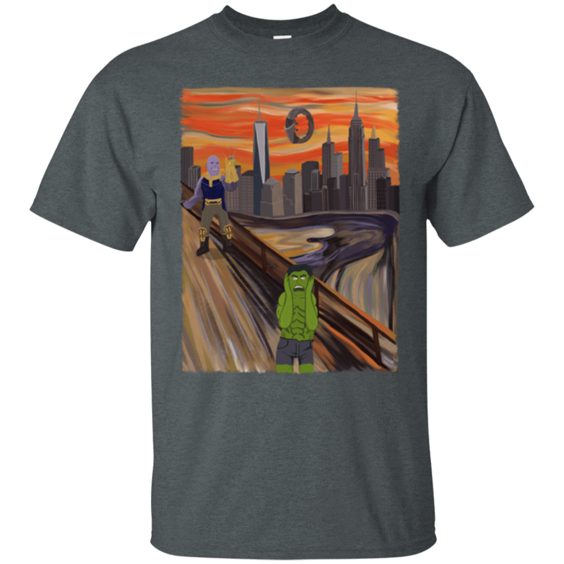 T-Shirts Dark Heather / S Angry Scream T-Shirt