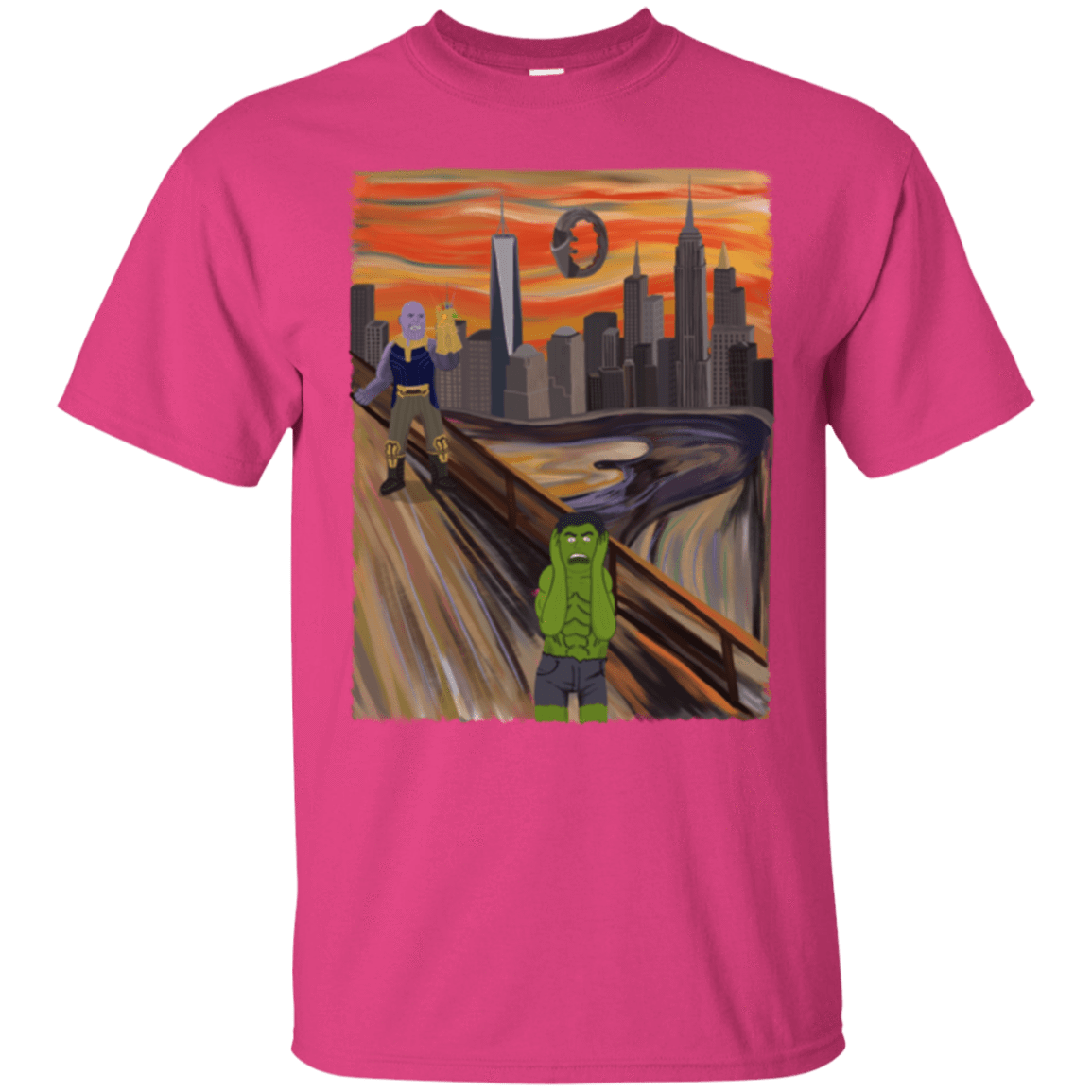 T-Shirts Heliconia / S Angry Scream T-Shirt