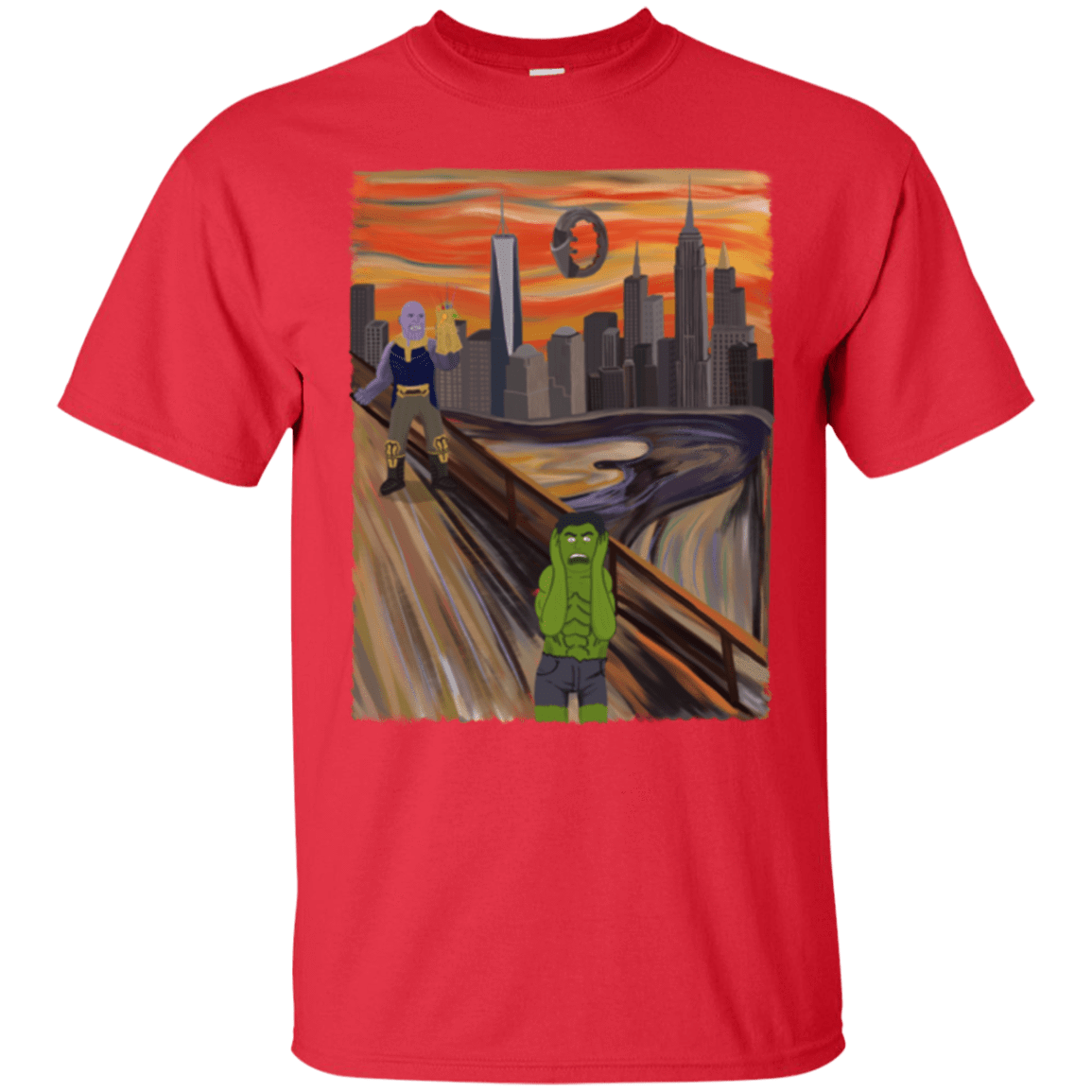 T-Shirts Red / S Angry Scream T-Shirt