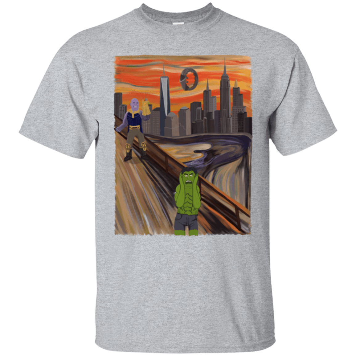 T-Shirts Sport Grey / S Angry Scream T-Shirt