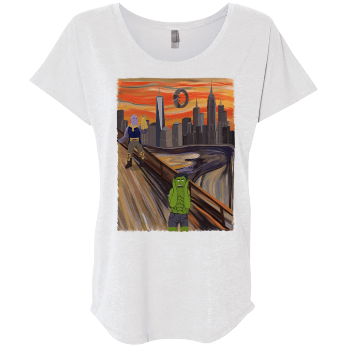 Angry Scream Triblend Dolman Sleeve