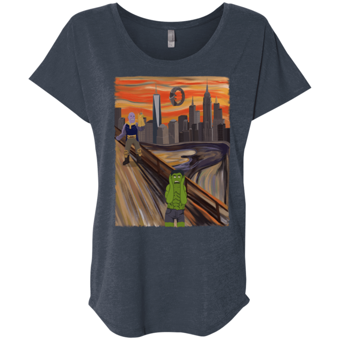 Angry Scream Triblend Dolman Sleeve