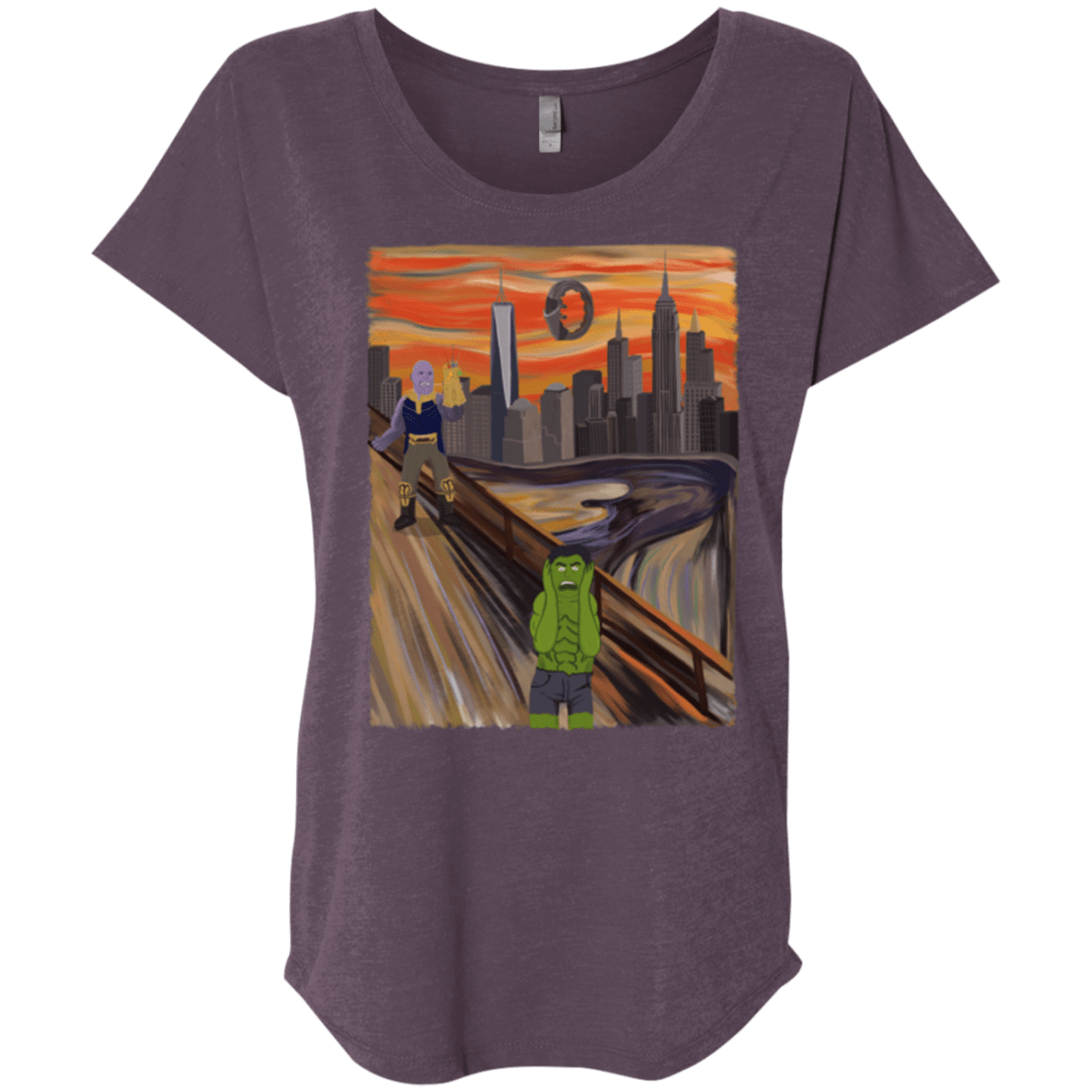 Angry Scream Triblend Dolman Sleeve