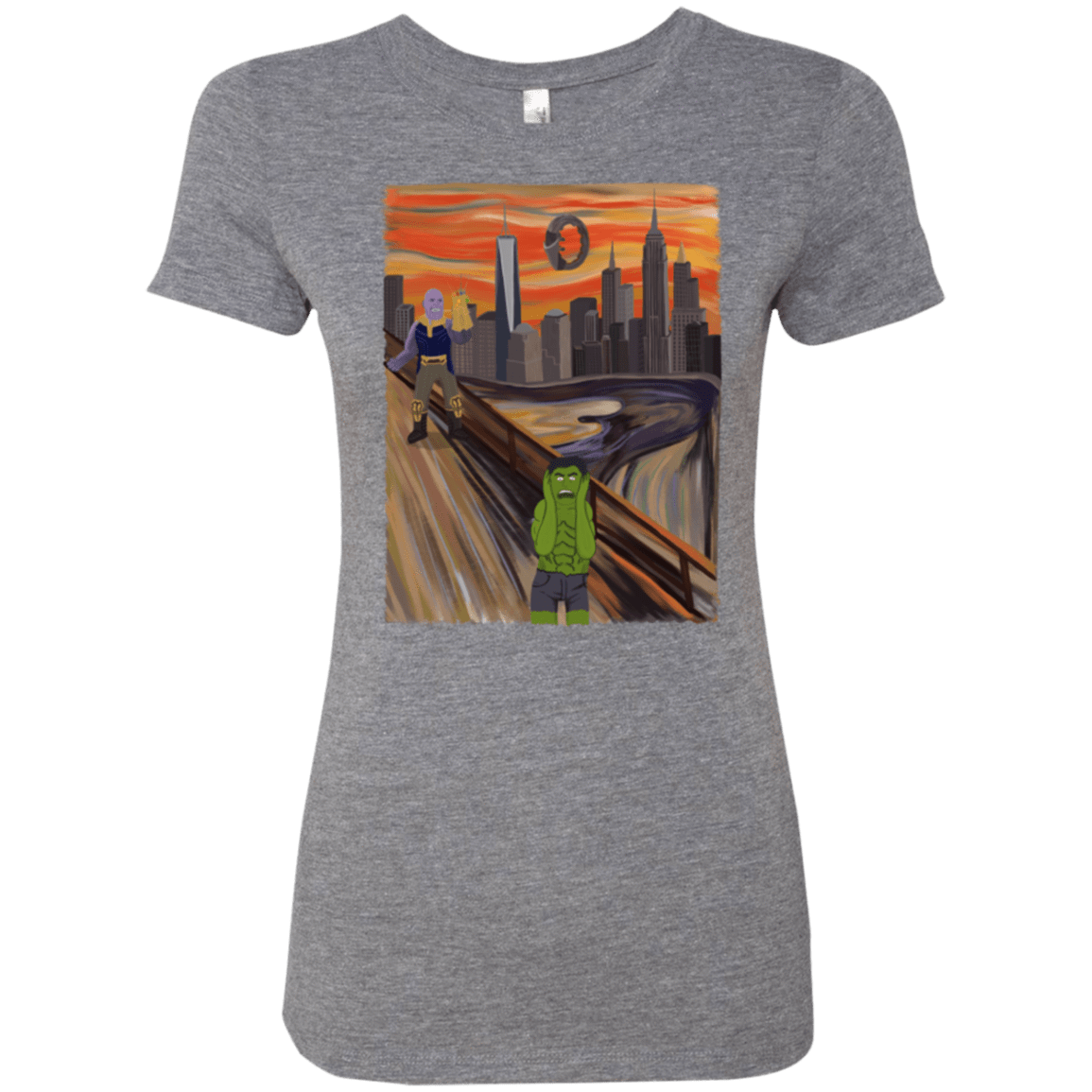 T-Shirts Premium Heather / S Angry Scream Women's Triblend T-Shirt