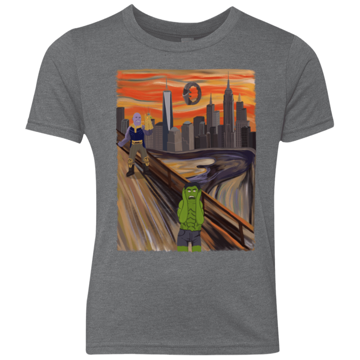 Angry Scream Youth Triblend T-Shirt