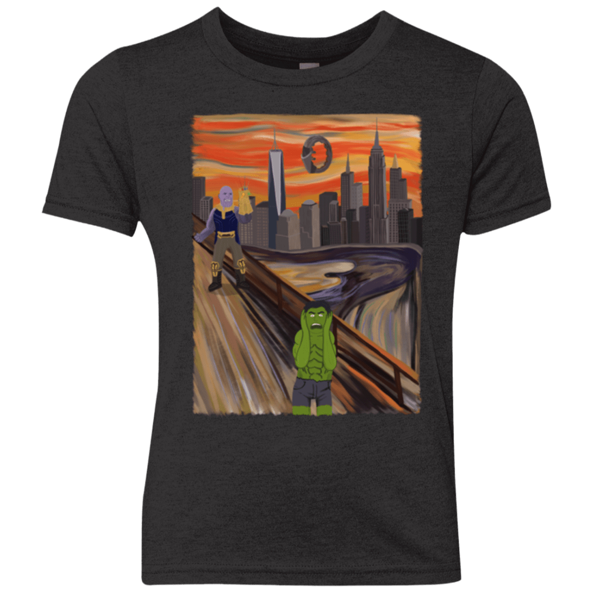 Angry Scream Youth Triblend T-Shirt