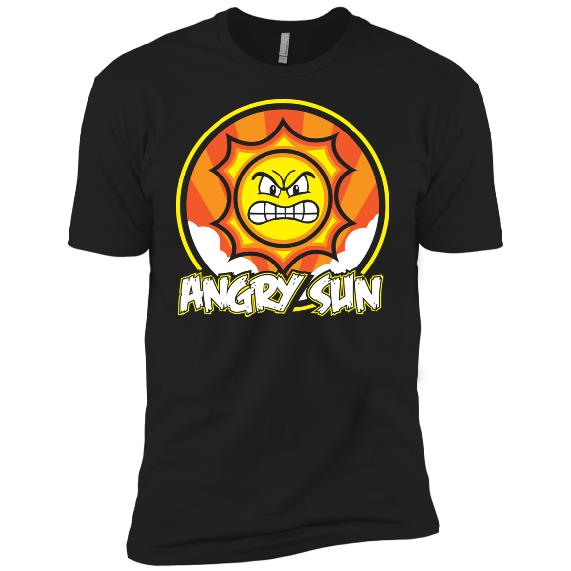 T-Shirts Black / YXS Angry Sun Boys Premium T-Shirt