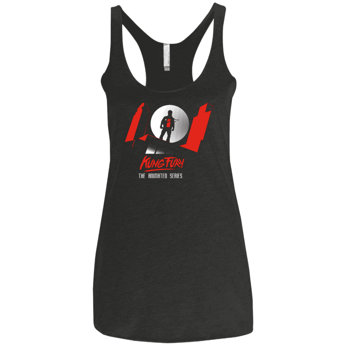 Animated Fury Women's Triblend Racerback Tank