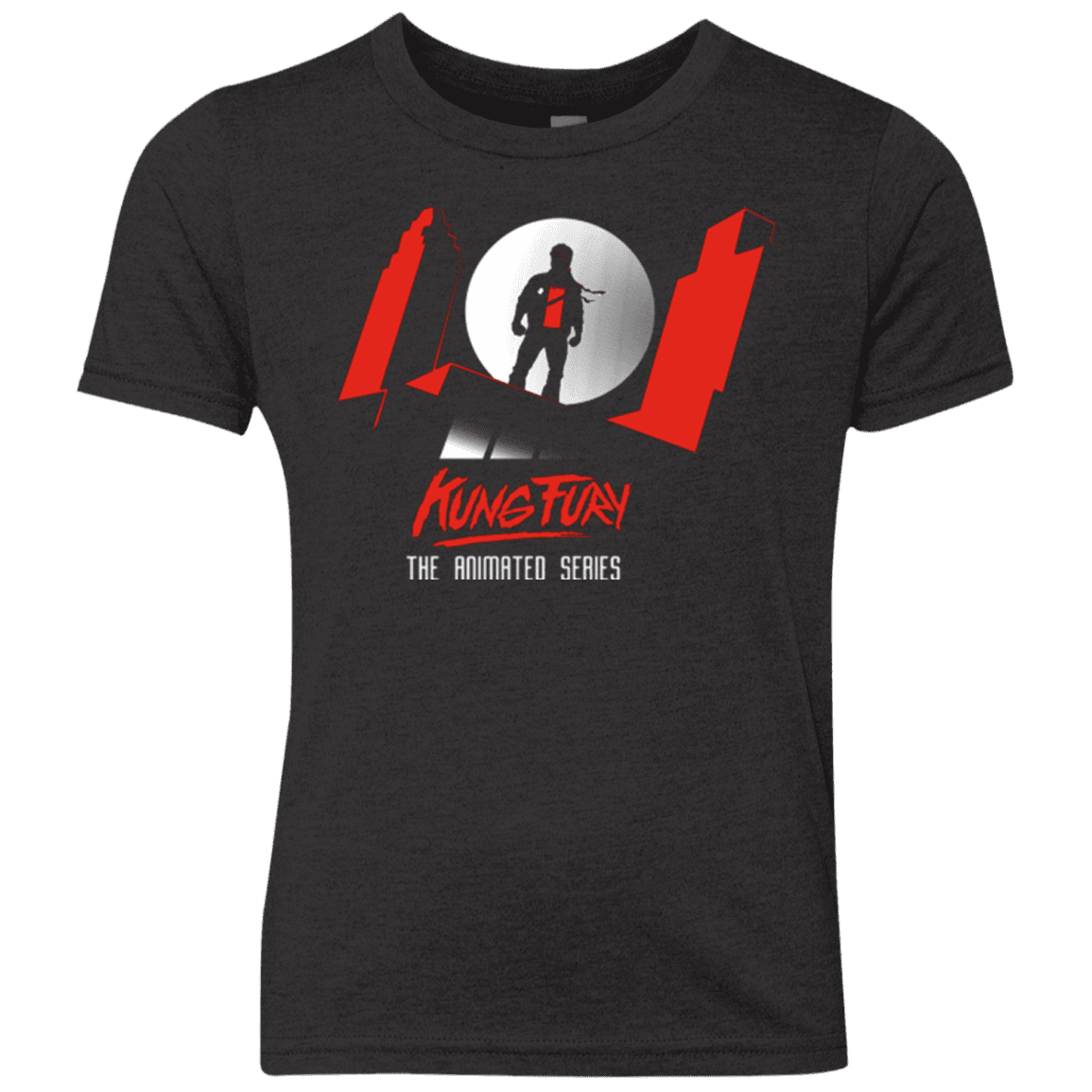 T-Shirts Vintage Black / YXS Animated Fury Youth Triblend T-Shirt