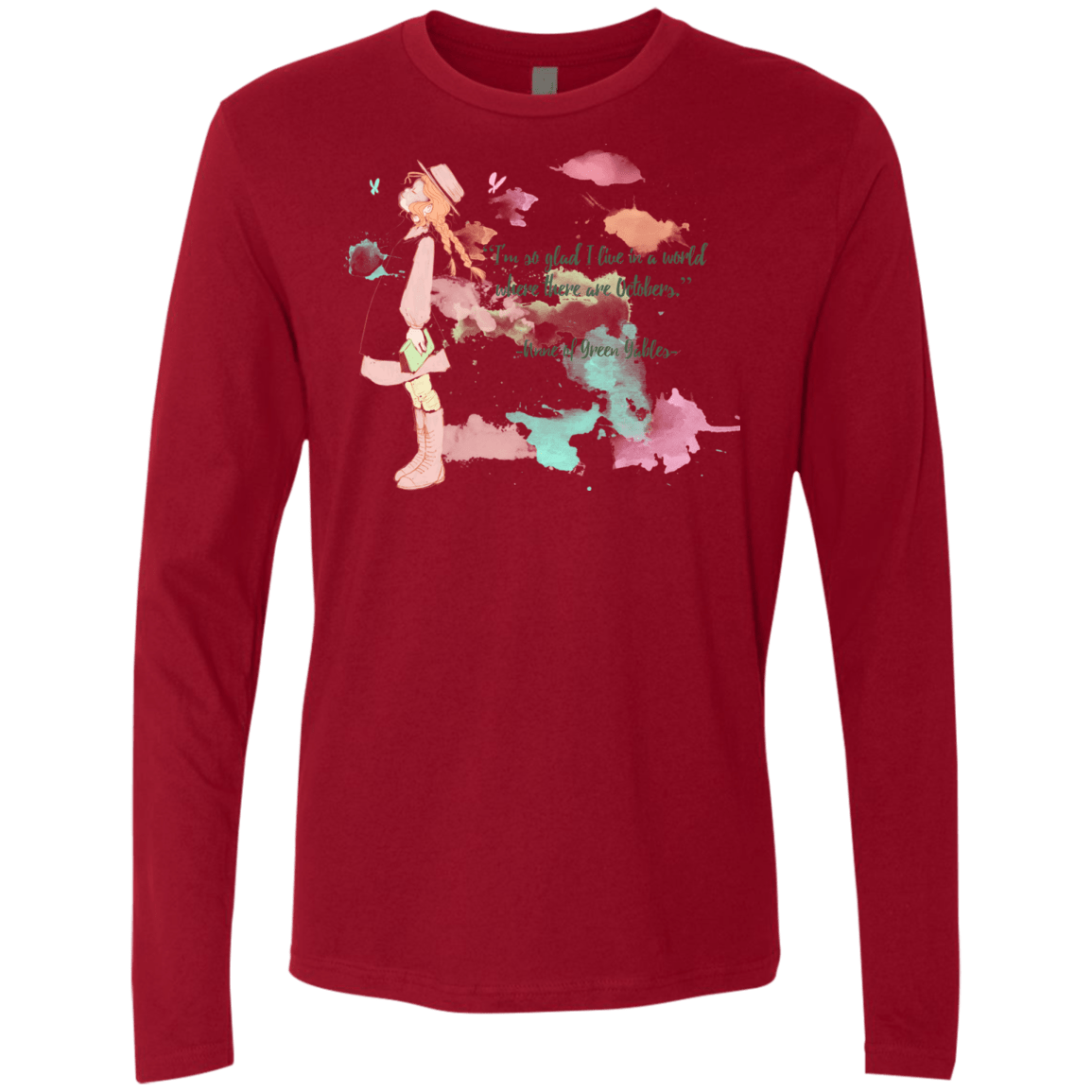T-Shirts Cardinal / Small Anne of Green Gables 2 Men's Premium Long Sleeve