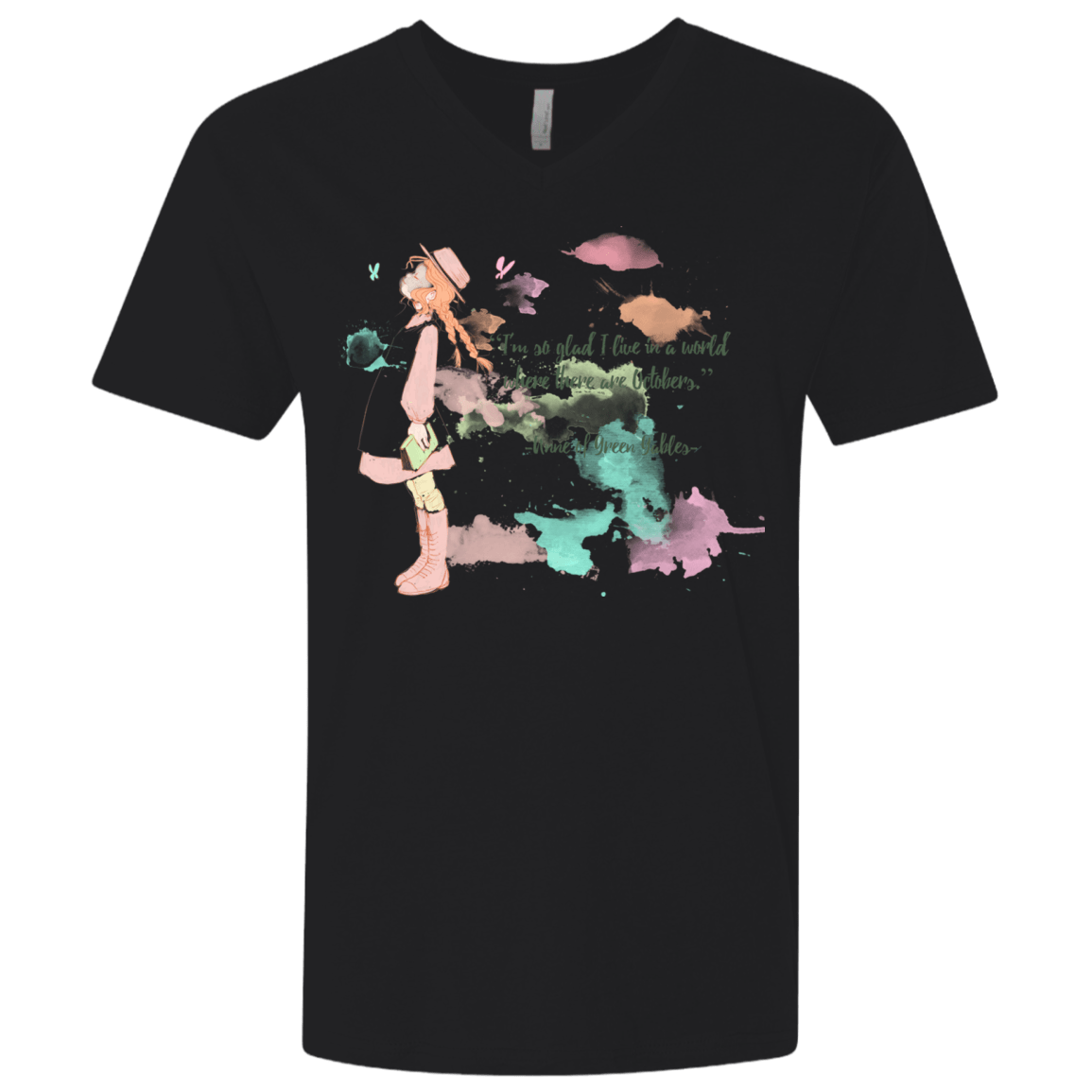 T-Shirts Black / X-Small Anne of Green Gables 2 Men's Premium V-Neck