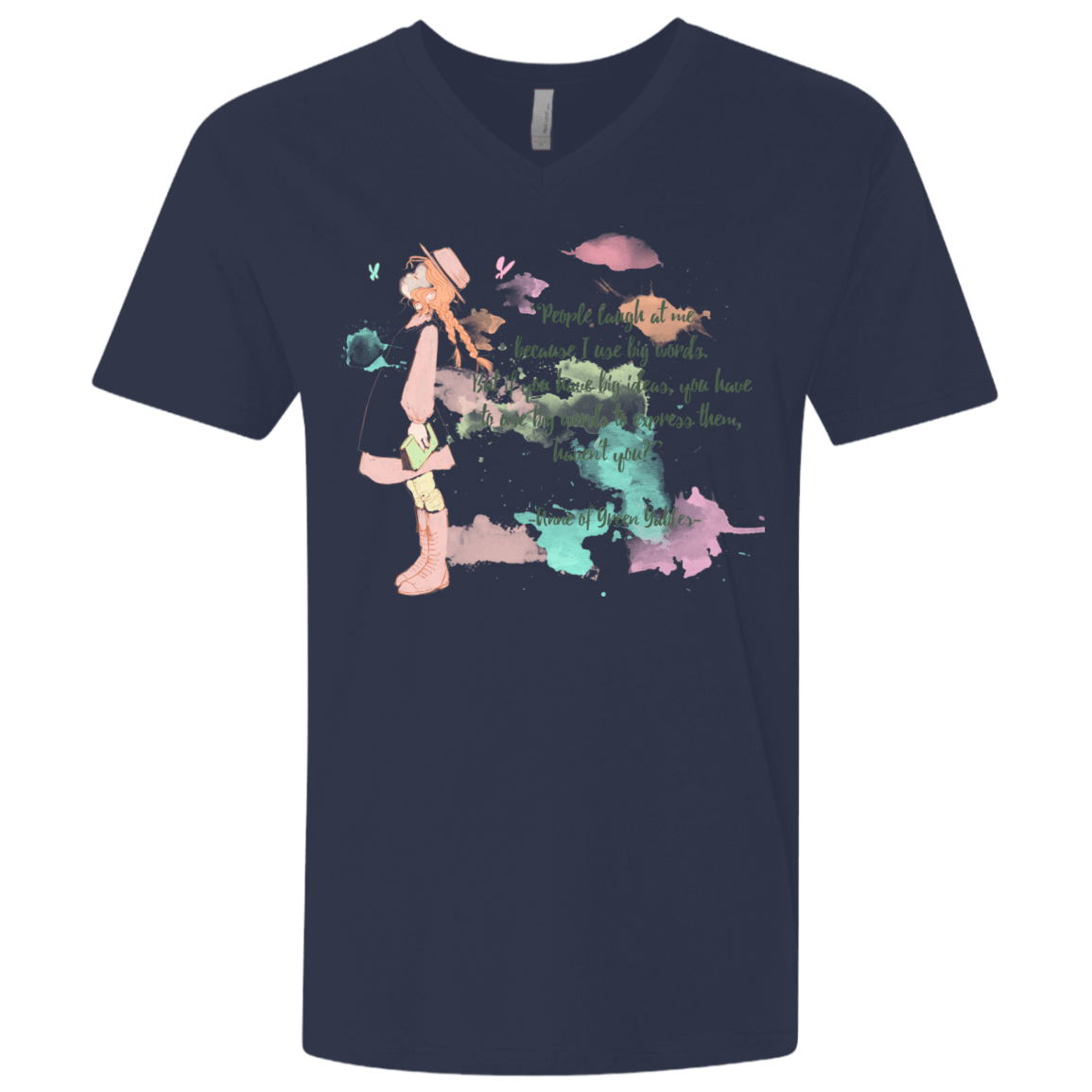 T-Shirts Midnight Navy / X-Small Anne of Green Gables 3 Men's Premium V-Neck