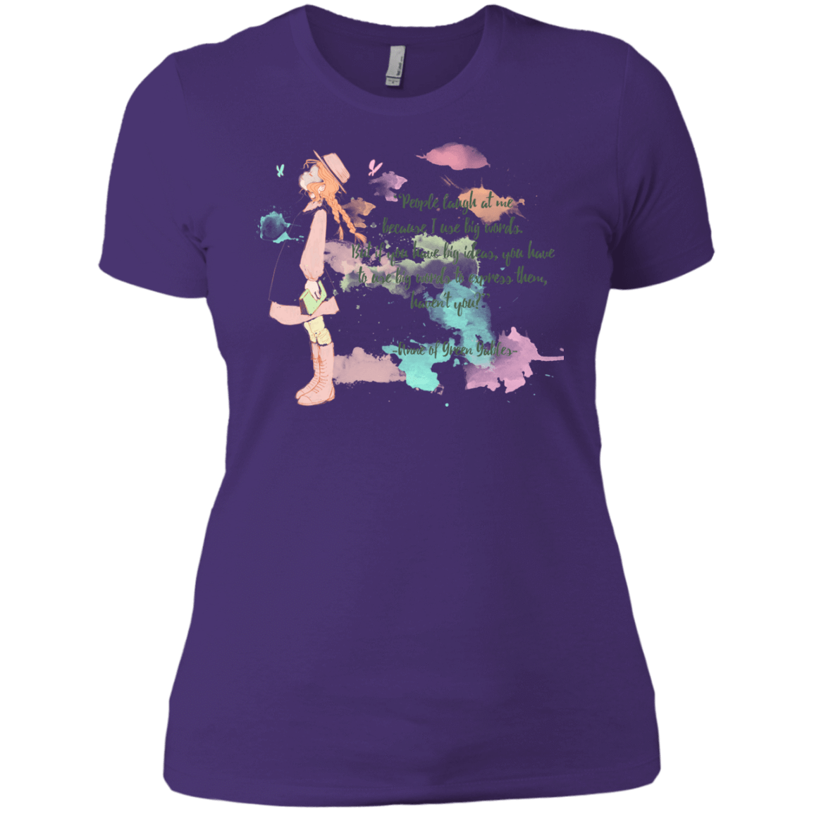 T-Shirts Purple / X-Small Anne of Green Gables 3 Women's Premium T-Shirt