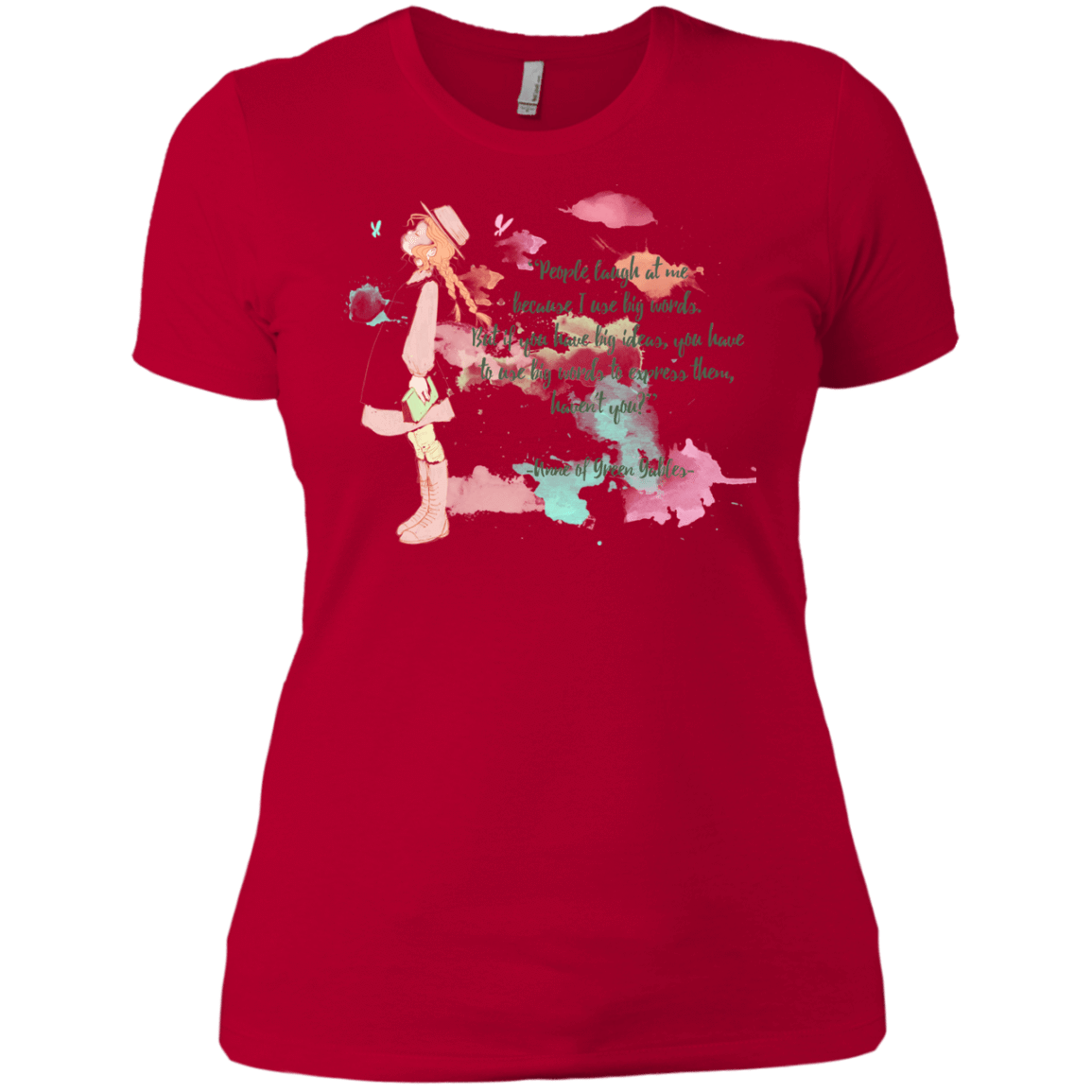 T-Shirts Red / X-Small Anne of Green Gables 3 Women's Premium T-Shirt