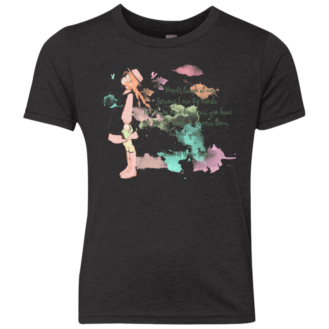 T-Shirts Vintage Black / YXS Anne of Green Gables 3 Youth Triblend T-Shirt