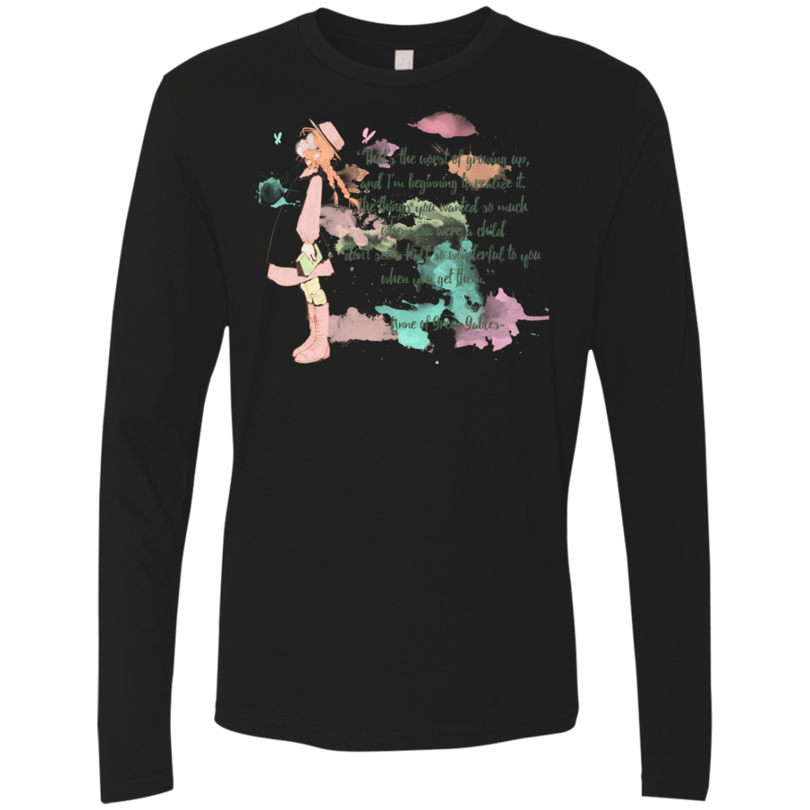 T-Shirts Black / Small Anne of Green Gables 5 Men's Premium Long Sleeve