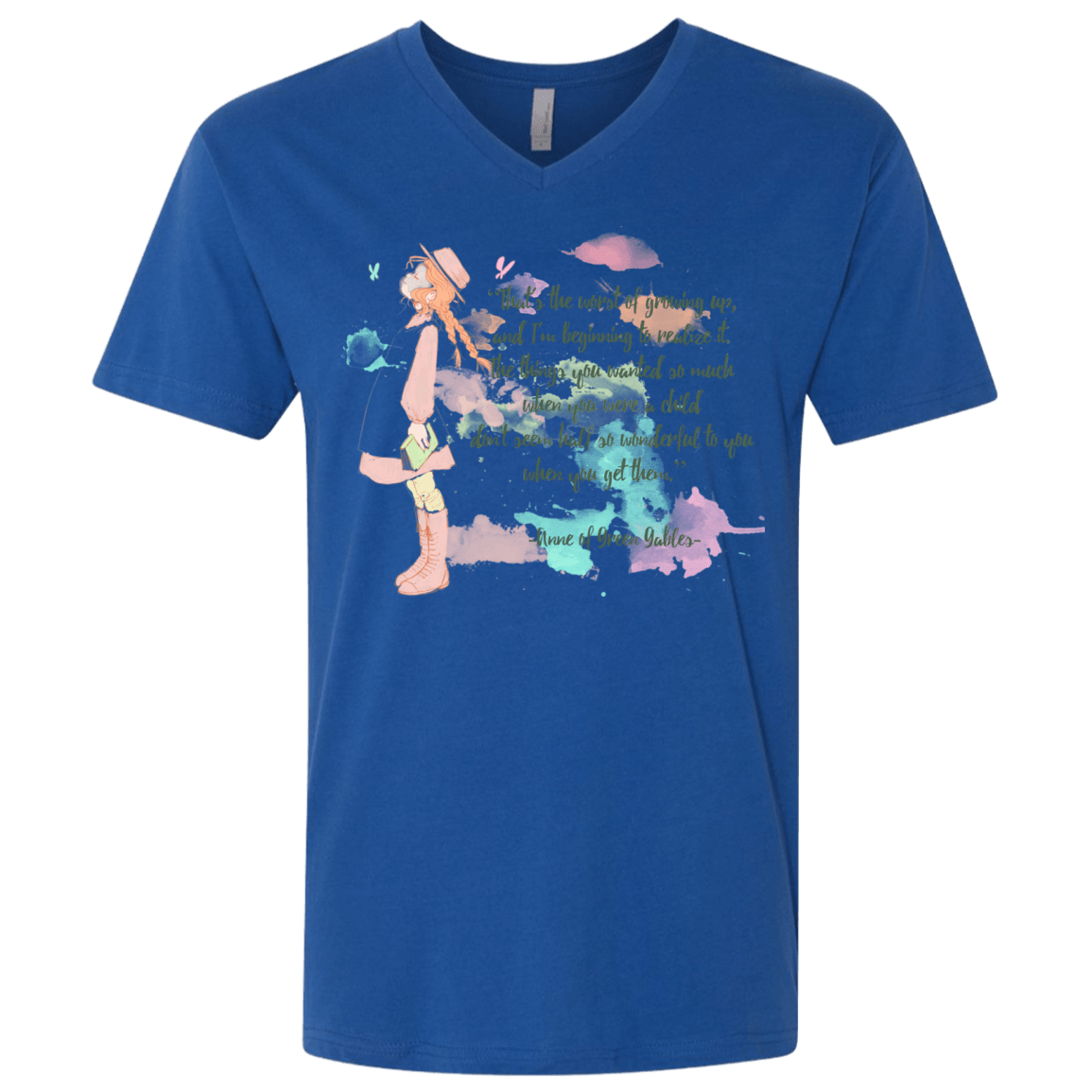 T-Shirts Royal / X-Small Anne of Green Gables 5 Men's Premium V-Neck