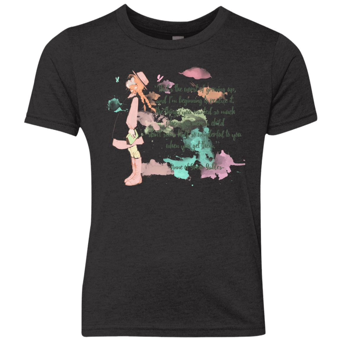T-Shirts Vintage Black / YXS Anne of Green Gables 5 Youth Triblend T-Shirt