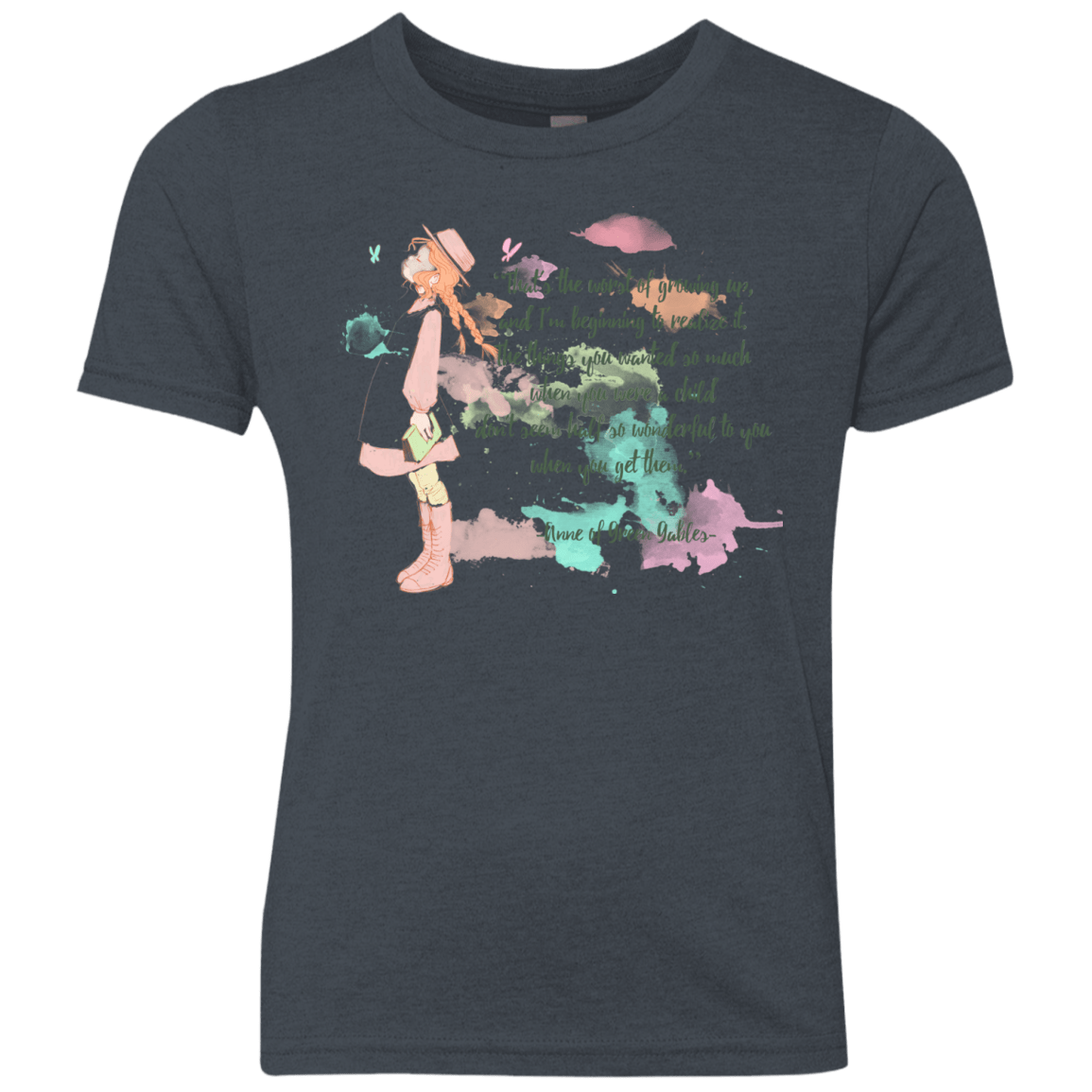 T-Shirts Vintage Navy / YXS Anne of Green Gables 5 Youth Triblend T-Shirt