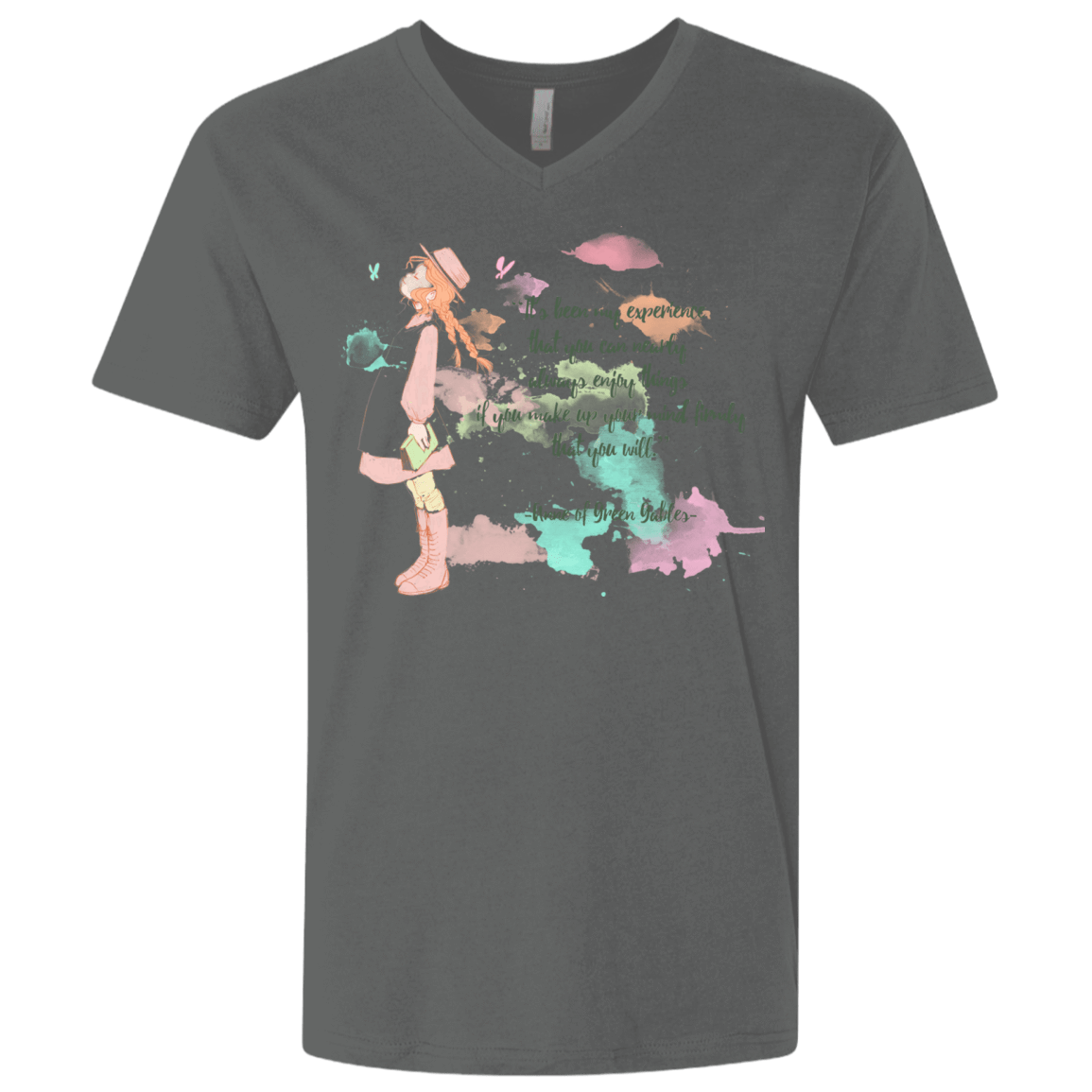 T-Shirts Heavy Metal / X-Small Anne of Green Gables Men's Premium V-Neck