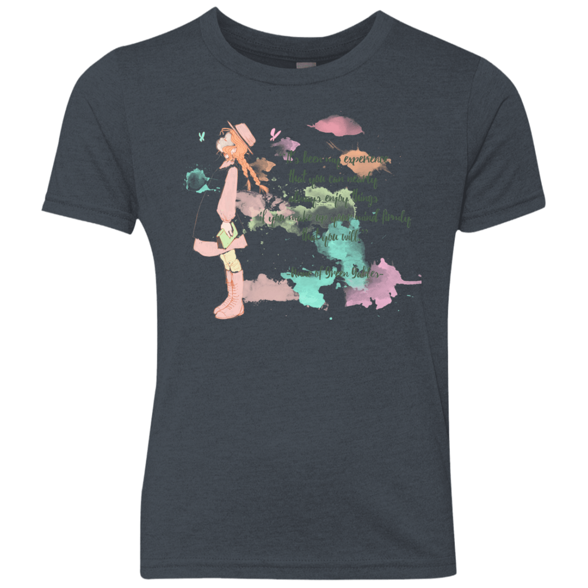 T-Shirts Vintage Navy / YXS Anne of Green Gables Youth Triblend T-Shirt
