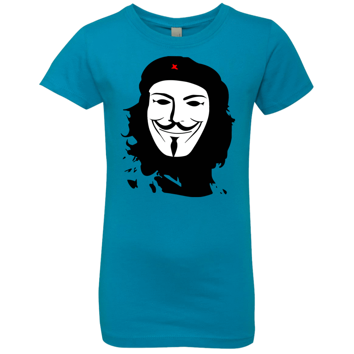 T-Shirts Turquoise / YXS Anonymous Guevara Girls Premium T-Shirt