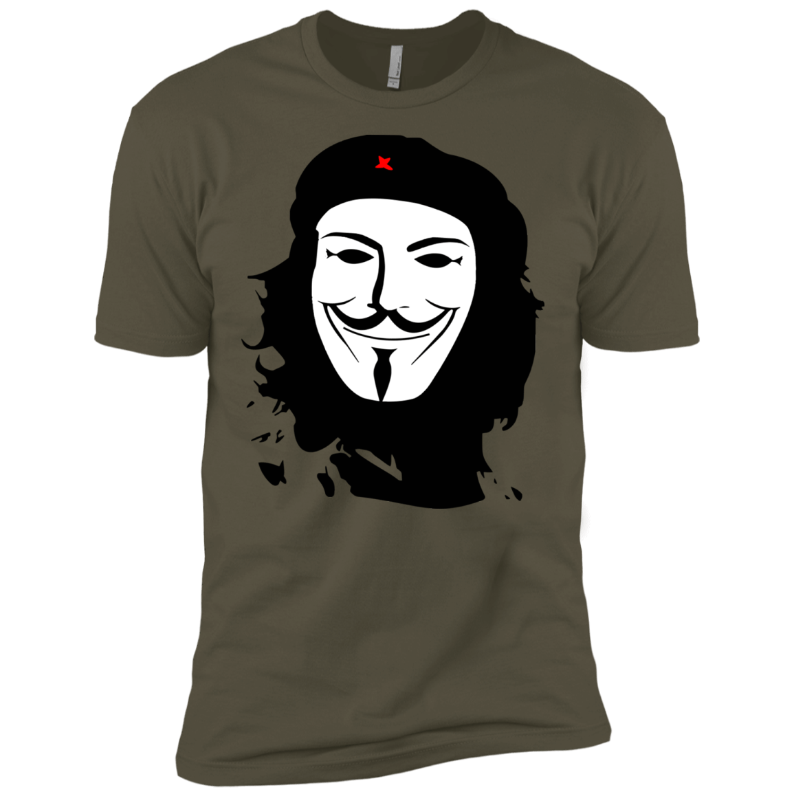 T-Shirts Military Green / X-Small Anonymous Guevara Men's Premium T-Shirt