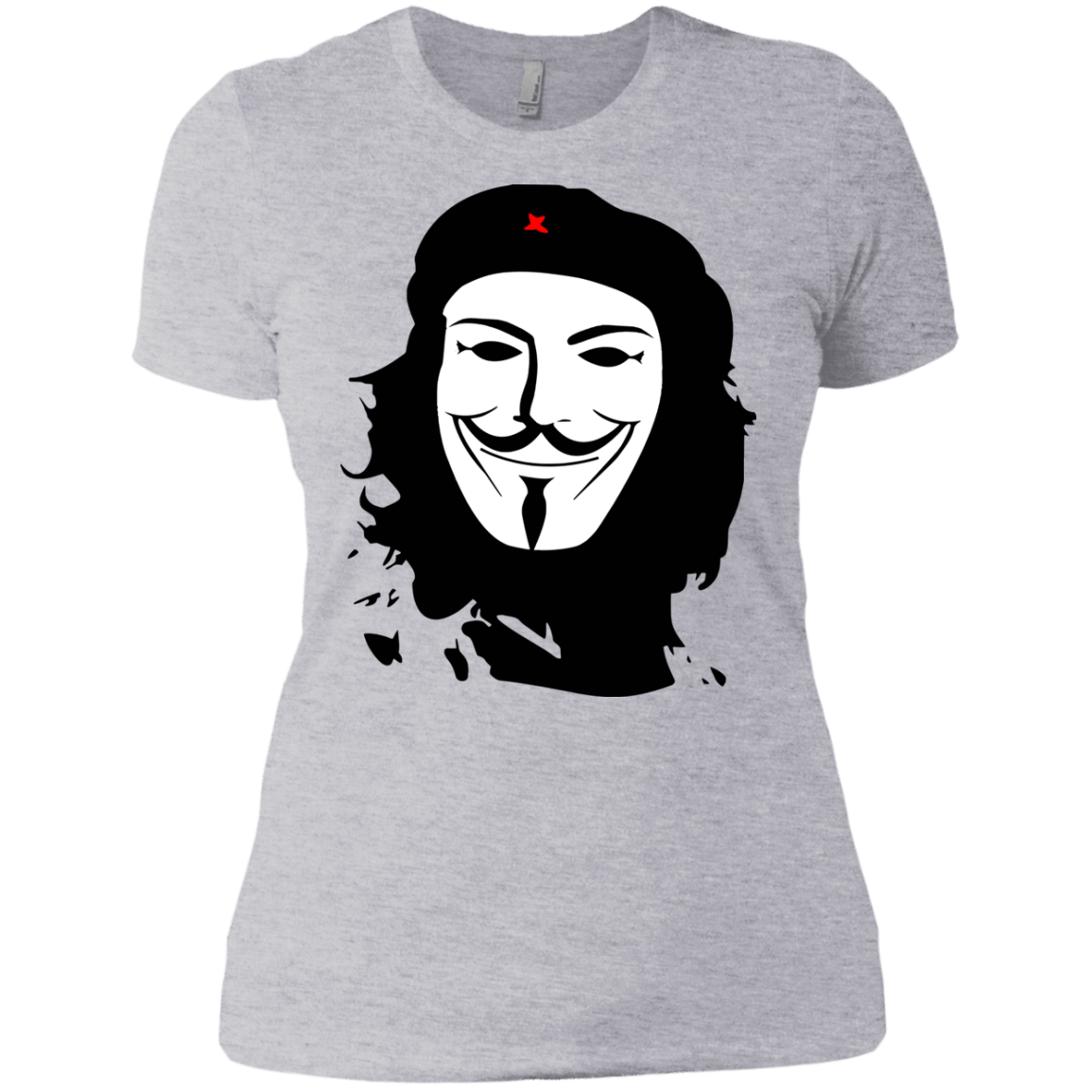 T-Shirts Heather Grey / X-Small Anonymous Guevara Women's Premium T-Shirt