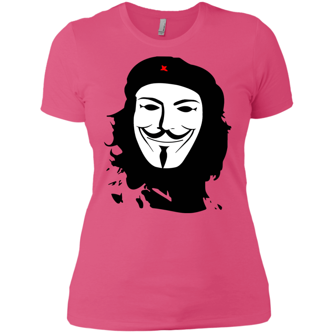 T-Shirts Hot Pink / X-Small Anonymous Guevara Women's Premium T-Shirt