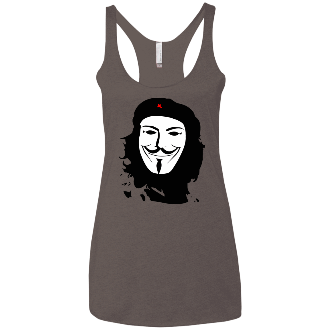 T-Shirts Macchiato / X-Small Anonymous Guevara Women's Triblend Racerback Tank