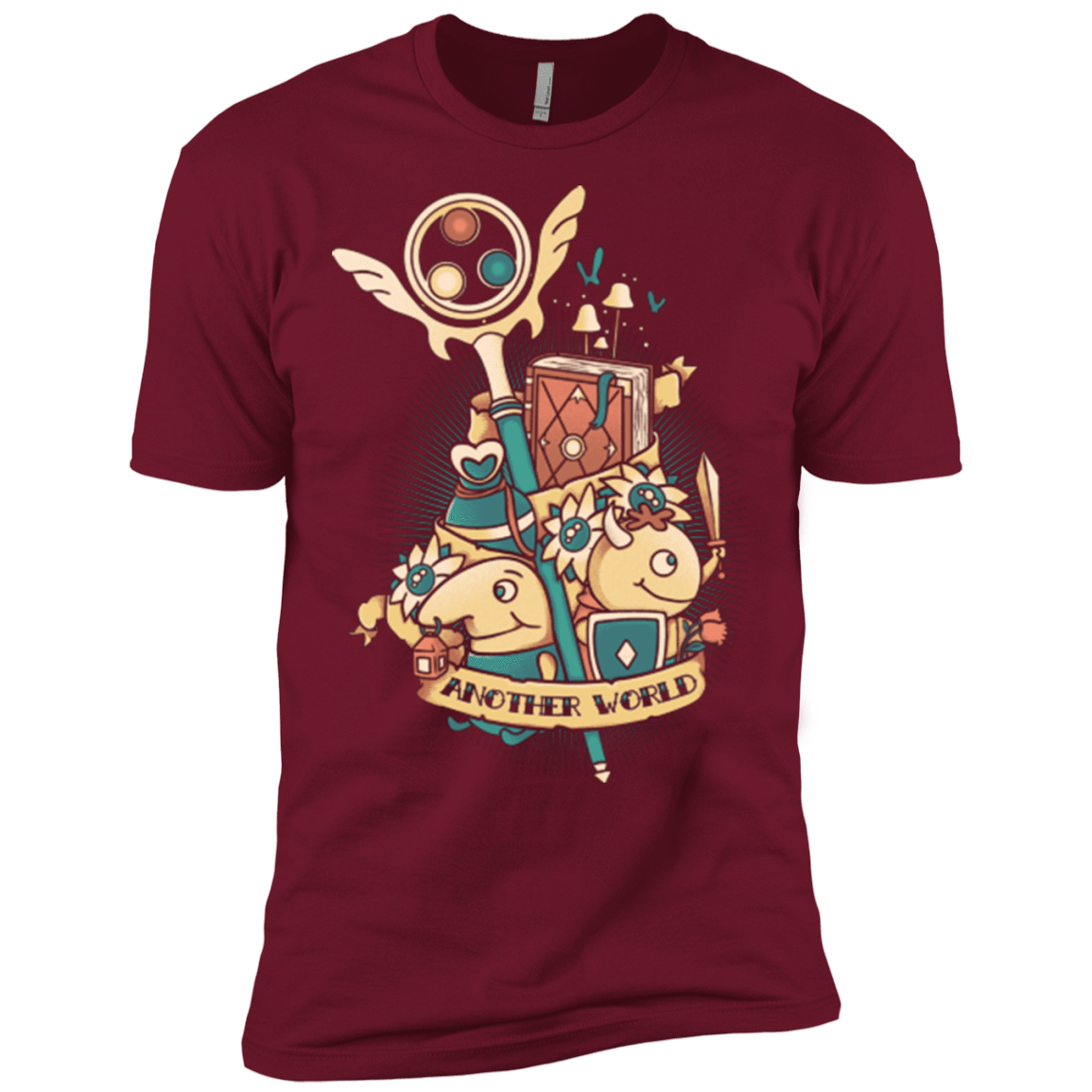 T-Shirts Cardinal / X-Small Another world Men's Premium T-Shirt