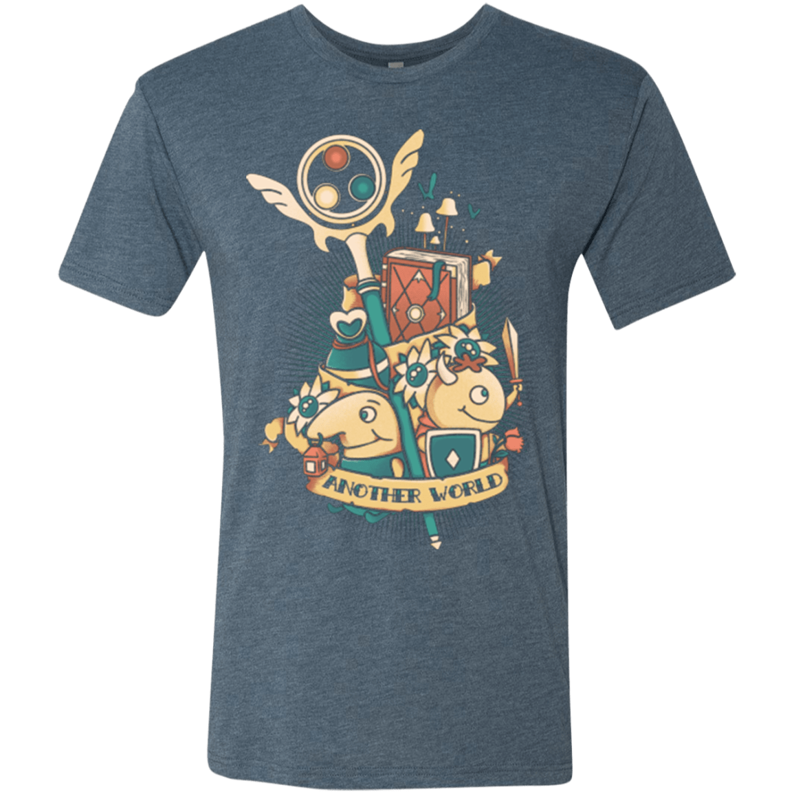T-Shirts Indigo / Small Another world Men's Triblend T-Shirt